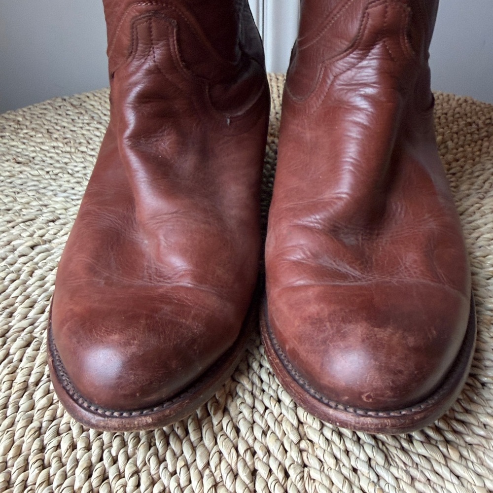 Tecovas "The Earl" Bourbon Calf Roper Boots Men’s 10.5 Wide (EE) - Retired Color - Picture 7 of 9
